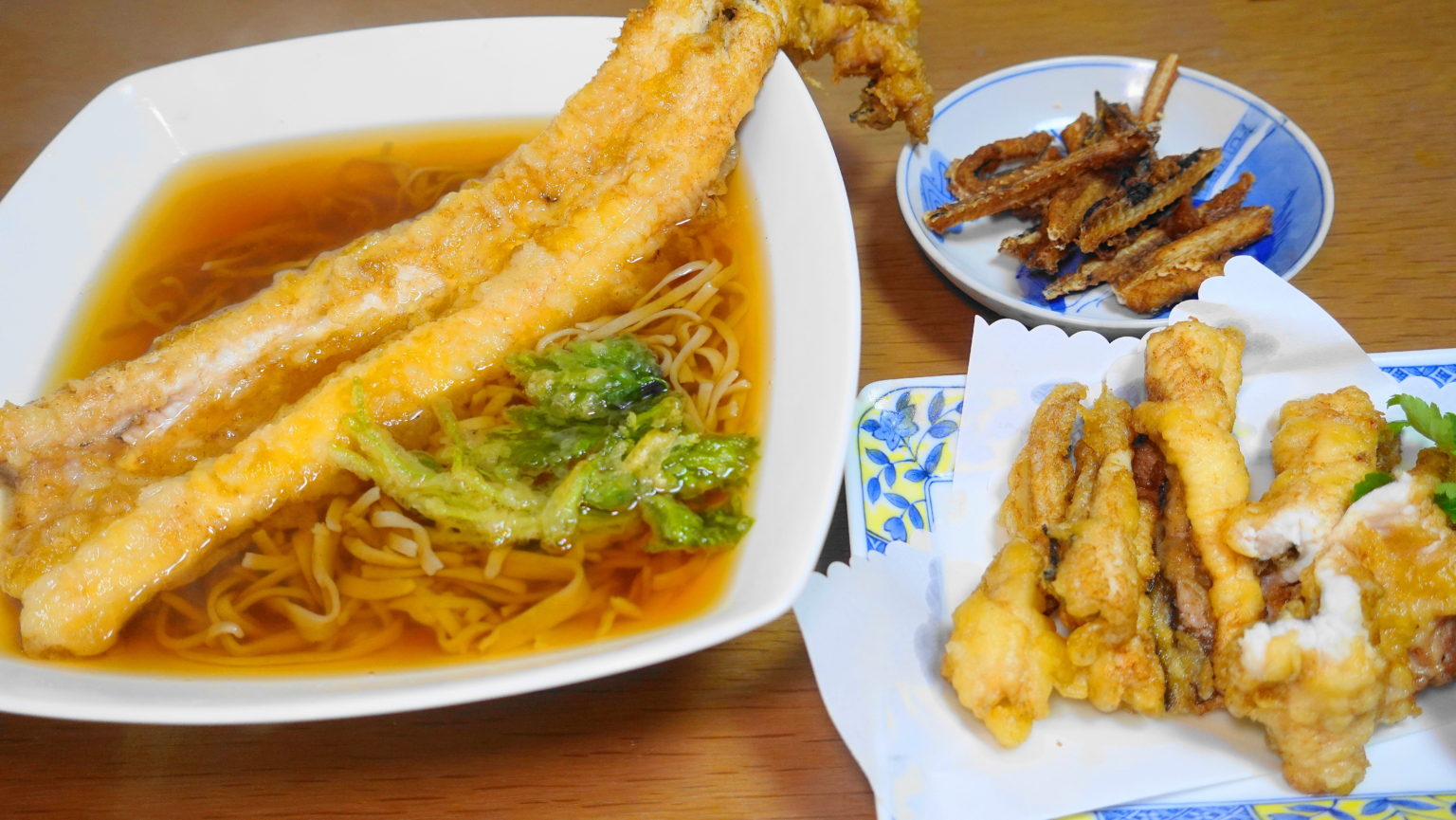 🍜Conger eel tempura soba maxmax cooking recipe